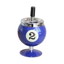 Cinzeiro De Metal De Bilhar Com Tampa Copo De Fumaça Anti-cinza Decorativo Decoração De Escritório