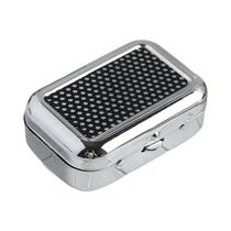 Cinzeiro De Metal Portátil Mini Tamanho De Bolso Com Tampa À Prova De Vazamentos Cinzeiro Quadrado