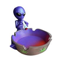 Cinzeiro De Resina Alienígena Criativo Para Mesa, Decoração Para Casa E Escritório, Presente