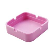 Cinzeiro De Silicone Colorido De 8cm, Quadrado Alto, À Prova D'água, Acessório Para Fumar De