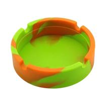 Cinzeiro De Silicone Luminoso Redondo Macio Para Fumar Cigarro Cigarro Maconha Acessórios De Mesa