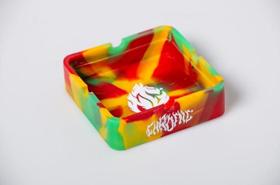 Cinzeiro De Silicone Quadrado Chronic Reggae