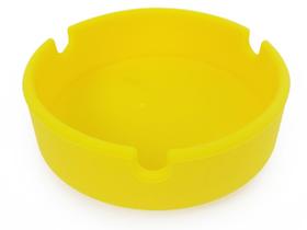Cinzeiro De Silicone Redondo Resistente Lavável Não Queima e Não Quebra