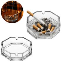 Cinzeiro de Vidro P/ Mesa de Bar e Utilidades Domésticas