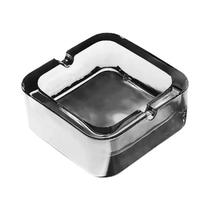 Cinzeiro De Vidro Quadrado Pequeno Luxuoso E Fashion Para Cigarros Para Sala De Estar Fumantes
