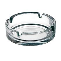 Cinzeiro De Vidro Redondo Liso Design Elegante 10,5cm