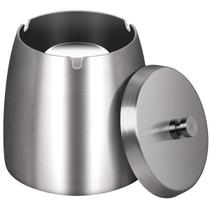 Cinzeiro externo OILP G-Large em aço inoxidável com tampa Cinzeiro externo OILP G-Large em aço inoxidável com tampa