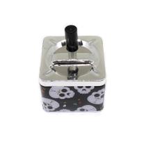 Cinzeiro Giratório Lata Caveiras Malucas Cinzeiro Giratório Lata Caveiras Malucas