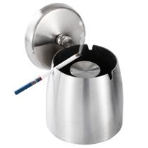 Cinzeiro Hanlongyu de aço inoxidável sem fumaça à prova de vento Cinzeiro Hanlongyu de aço inoxidável sem fumaça à prova de vento