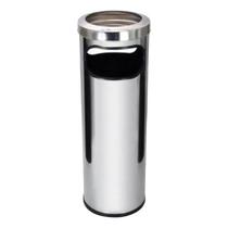 Cinzeiro Lixeira Com Coletor De Bituca Inox 30L C18a Cinzeiro Lixeira Com Coletor De Bituca Inox 30L C18a