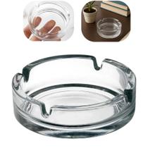 Cinzeiro Redondo Transparente de Vidro Para Mesa Para Bar Restaurante Casa Cinzeiro Redondo Transparente de Vidro Para Mesa Para Bar Restaurante Casa