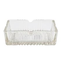 Cinzeiro Transparente De Vidro Resistente Quadrado Luxo