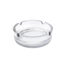 Cinzeiro Vidro Transparente Redondo Resistente Mesa Bar Restaurante Casa Classic