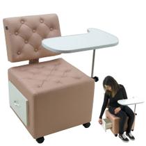 Cirandinha Cadeira Manicure Salão com Mesa Completa Cirandinha Cadeira Manicure Salão com Mesa Completa