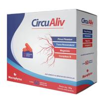 CircuAliv (Pinus Pinaster, Trans-resveratrol e Vitaminas) - 60 cápsulas 500mg Macrophytus