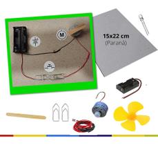 Circuito Elétrico Simples DIY - Kit Didático para Educação Maker
