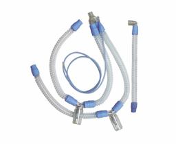 Circuito respiratorio haoxi adulto com drenos e linha proximal