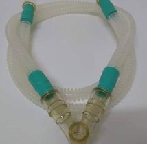 Circuito respiratório infantil com traqueias de silicone