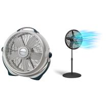 Circulador de ar Fan Lasko Wind Machine 1827 de 3 velocidades preto