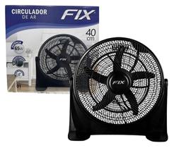 Circulador De Ar Ventilador 40cm Preto 65w Fix 110v Potente