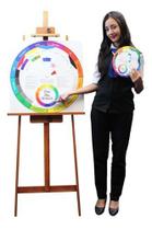 Circulo Cromático Gigante 63,5cm De Diâmetro - Color Wheel
