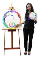 Circulo Cromático Gigante 63,5cm De Diâmetro Circulo Cromático Gigante 63,5cm De Diâmetro