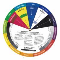 Círculo Cromático Sinoart 23cm EM PORTUGUÊS