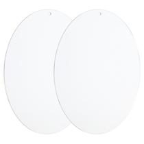 Círculos de acrílico PATIKIL, 30 cm de diâmetro, 2 mm de espessura, transparente, pacote com 2 Círculos de acrílico PATIKIL, 30 cm de diâmetro, 2 mm de espessura, transparente, pacote com 2