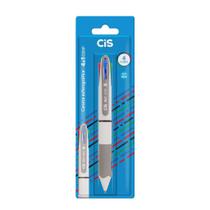 CIS 4X1 GRIP Caneta Esferográfica - Blister com 1 caneta (4 cores)