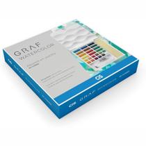 Cis Graf Watercolor Aquarela em Pastilha 24 Cores