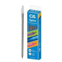 Cis spiro caneta esf. 0,7mm pt cx c/12- preta