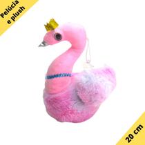 Cisney Rosa de Pelúcia Fofa Colorida 20cm Unidade Rosa