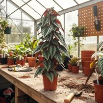 Cissus Discolor - Planta Trepadeira Exótica com Folhas Variegadas