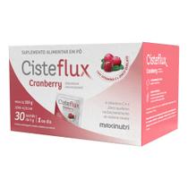 Cisteflux Cranberry Acido Ascórbico e Bisglicinato de Zinco 30 Saches