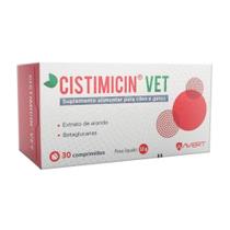 Cistimicin Vet Suplemento Alimentar para Cães e Gatos com 30 Comprimidos Cistimicin Vet Suplemento Alimentar para Cães e Gatos com 30 Comprimidos
