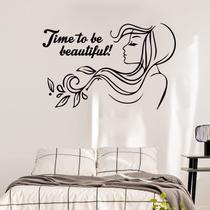 Citação motivacional de adesivos de parede Time to Be Beautiful