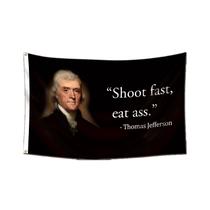 Citação motivacional de Thomas Jefferson para tapeçaria