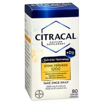 Citracal Calcium Plus D de liberação lenta 80 comprimidos da Citracal