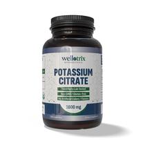 Citrato de Potássio Wellotrix 1600 mg 120 Cápsulas Veganas Citrato de Potássio Wellotrix 1600 mg 120 Cápsulas Veganas