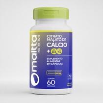 Citrato Malato de Cálcio Maltta D3 K2 60 Cápsulas Premium Citrato Malato de Cálcio Maltta D3 K2 60 Cápsulas Premium