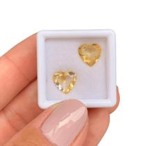 Citrino Coração Par 2,91ct