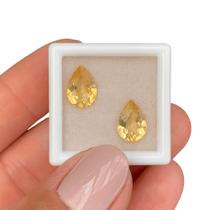 Citrino Gota Par 3,22ct