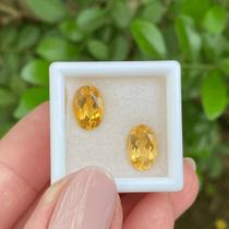 Citrino Oval Par 3,55ct