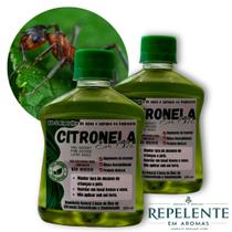 Citronela - Repelente de Citronela Concentrado - 2 x 250ml rende 100 L de Repelente de Ambientes