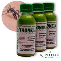Citronela - Repelente de Citronela Concentrado - 3 x 120ml rende 72 L de Repelente de Ambientes Citronela - Repelente de Citronela Concentrado - 3 x 120ml rende 72 L de Repelente de Ambientes