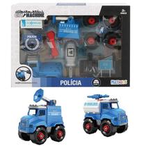 City Machine Policia Monte Seu Veiculo Multikids