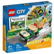 City Missões De Resgate De Animais Selvagens 246 Peças 60353 - Lego