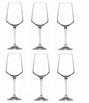 Cj 06 taca vinho aria rcr cristalleria italiana 720ml