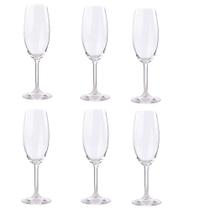 Cj 06 tacas champanhe bohemia gastro cristal de titanio 220ml