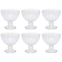 Cj 06 Taças de Sobremesa de Cristal Bangkok 260ml Wolff